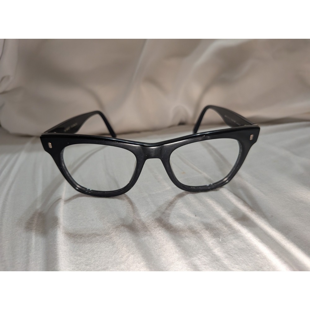 Warby Parker Eyeglasses Frame Black HUNT W 100 52[]20 145 Glasses Unisex